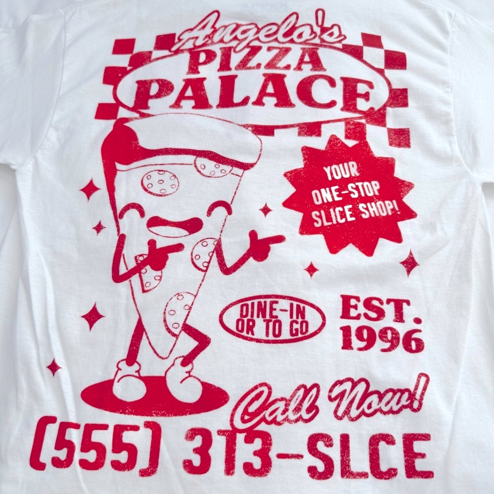 Palace White Graphic Tee